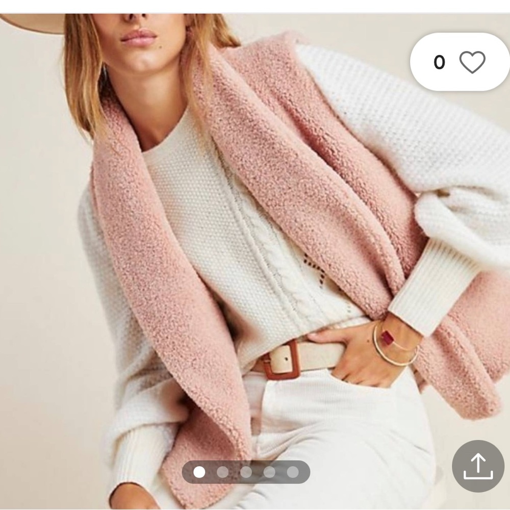 Norla Canada Sherpa Pink Vest S/M only wore once